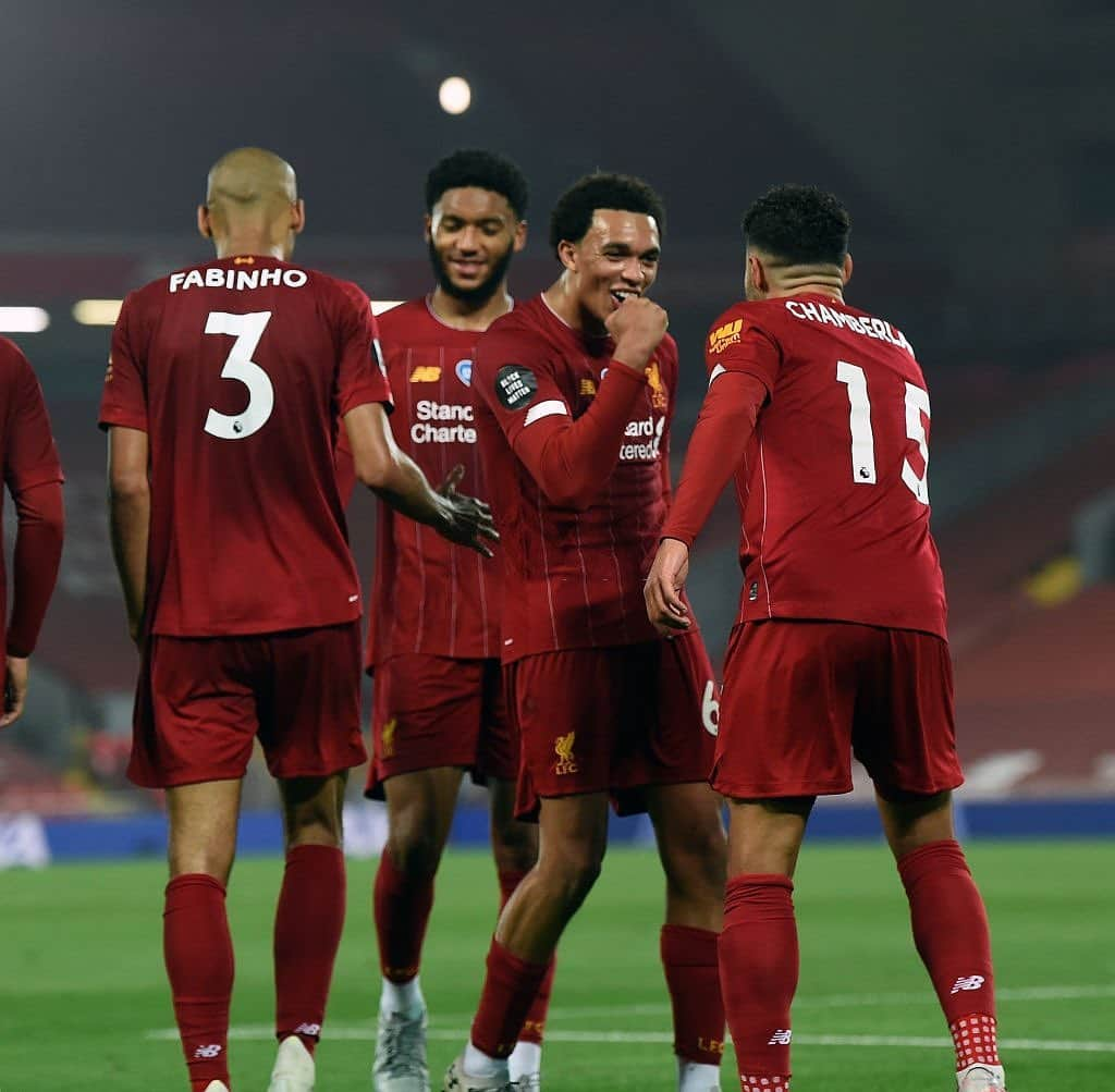 トレント・アレクサンダー＝アーノルドさんのインスタグラム写真 - (トレント・アレクサンダー＝アーノルドInstagram)「Liverpool FC vs Chelsea (22-07-2020) 🔴📷: John Powell for Liverpool FC 🔴 @trentarnold66 🔴  Tags ignore: #trentarnold #TAA66 #team66 #trentalexanderarnold #team66 #trentalexander  #milner #hendo #gerrard #benwoodburn #liverpool #lfc #salah #mane #firmino #robertson #vandijk #emrecan  #chamberlain #aoc #lallana #matip #lovren  #moreno #football  #l4l #f4f #lfl #lovelfc」7月24日 17時16分 - trentaa66