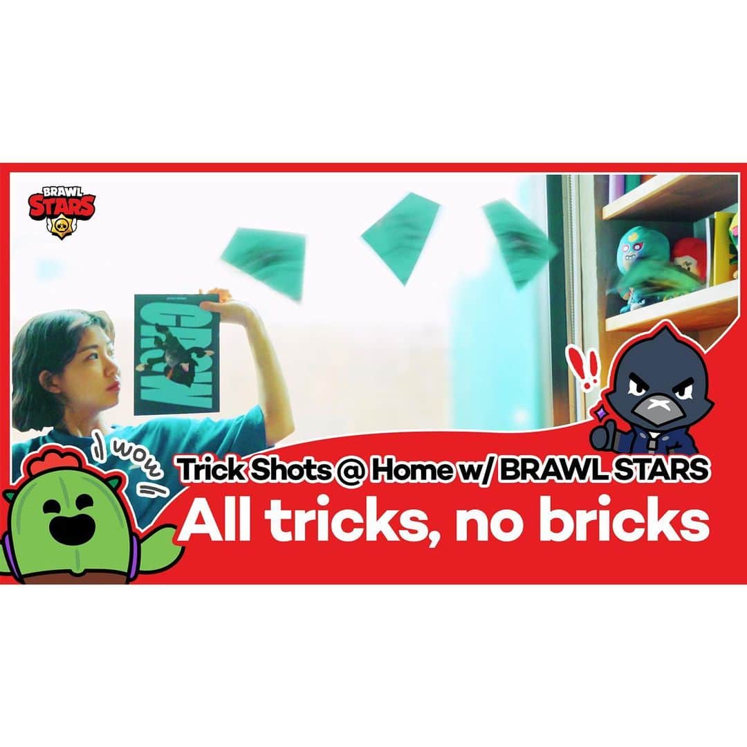 LINE FRIENDSさんのインスタグラム写真 - (LINE FRIENDSInstagram)「Why is this video so weirdly catchy?! 😲 ⠀ Check out some real life trick shots inspired by Brawl Stars! > link in bio ⠀ #amazing #trickshots #reallifetrickshots #BRAWLSTARS #LINEFRIENDS」7月24日 17時22分 - linefriends
