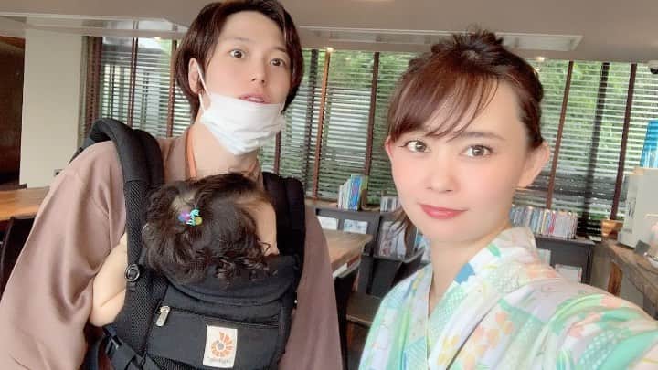 本田しおりのインスタグラム：「琥珀の少し早めの一歳のお誕生日旅行  一泊目はゆうみというお宿でした 質問いただいていたのに遅くなってごめんなさい🙇‍♀️  #ゆうみ」