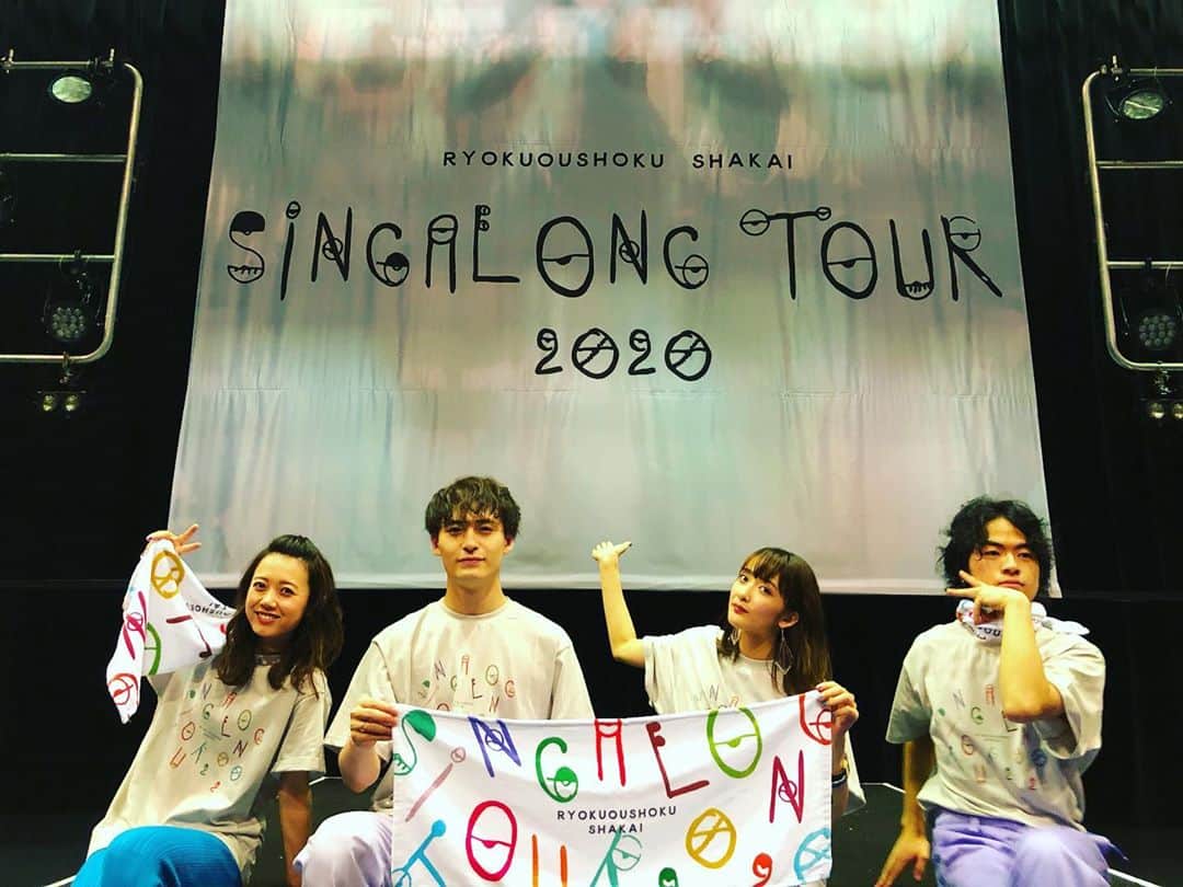 緑黄色社会さんのインスタグラム写真 - (緑黄色社会Instagram)「2020.7.24(fri)  SINGALONG tour 2020 -夏を生きる-  ご視聴ありがとうございました！  #SINGALONG #夏を生きる #WOWOW #緑黄色社会」7月24日 22時44分 - ryokushaka_official