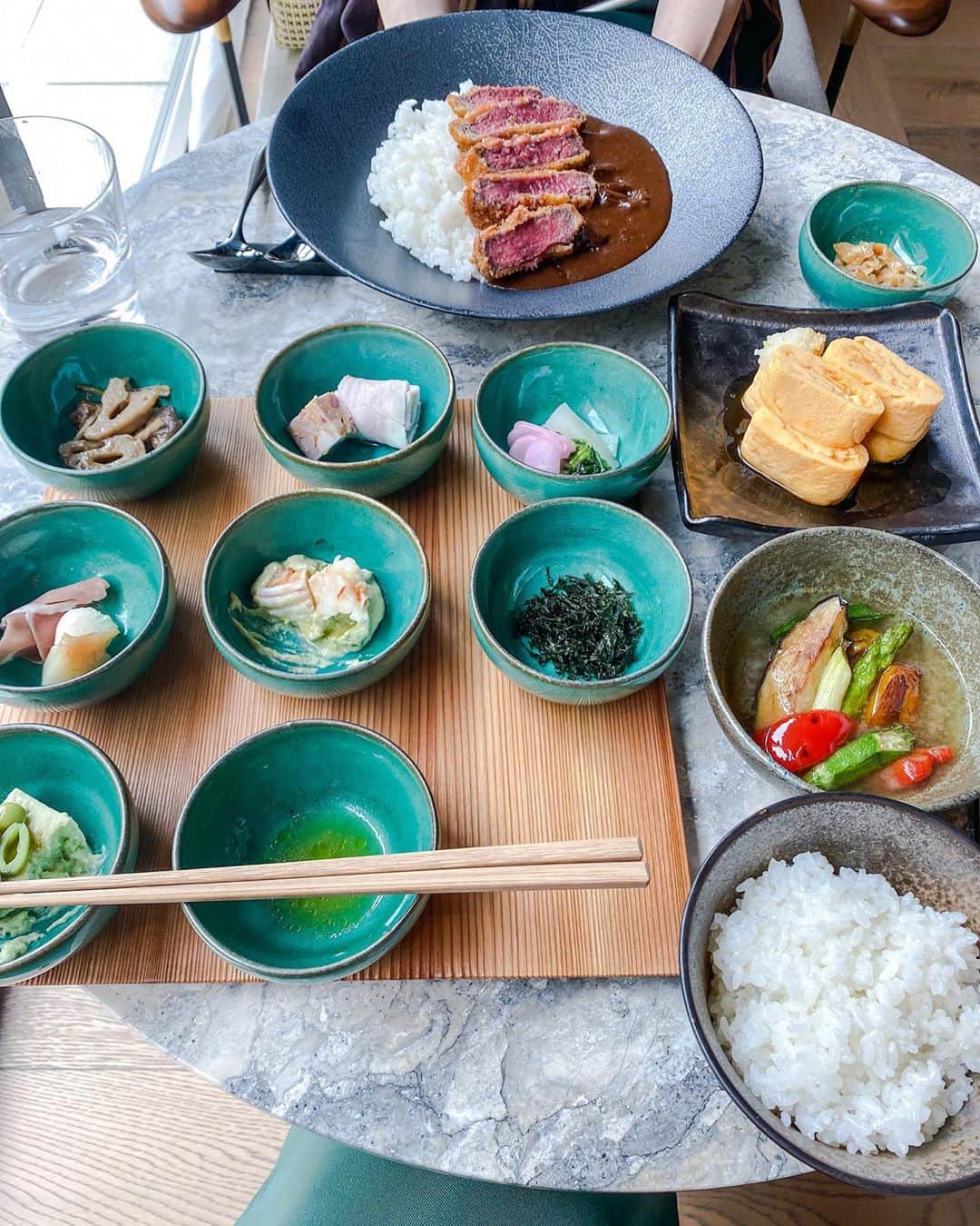 naho_7さんのインスタグラム写真 - (naho_7Instagram)「. 📍#zentisosaka  birthday lunch🍽 空の小鉢はご愛嬌。笑」7月24日 23時32分 - naho_7