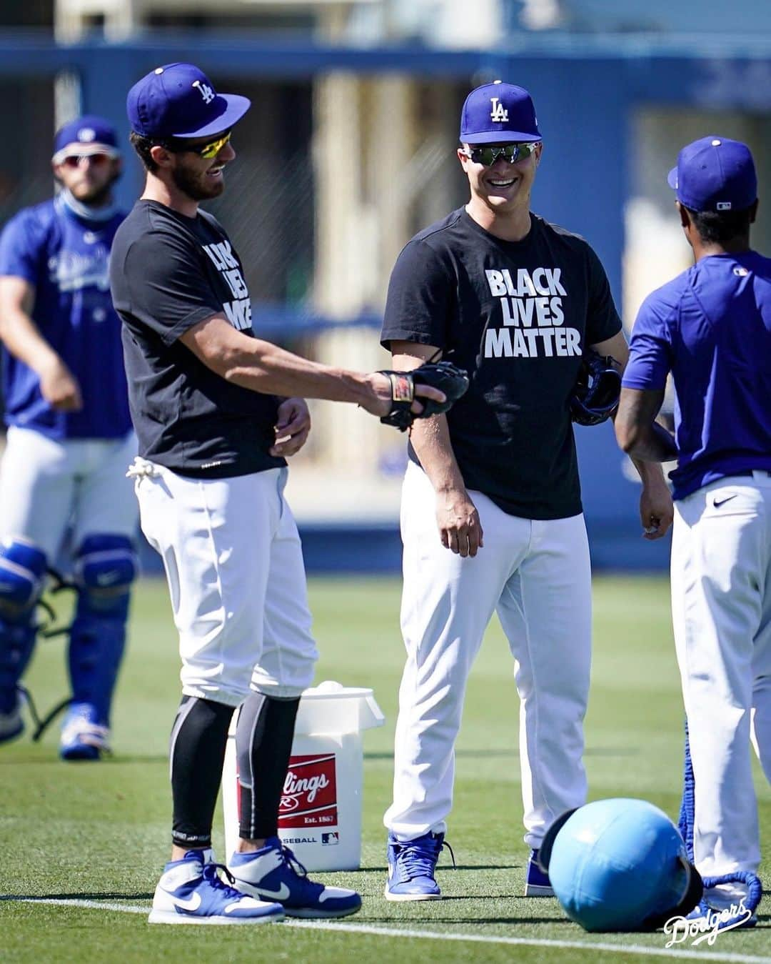 Los Angeles Dodgersさんのインスタグラム写真 - (Los Angeles DodgersInstagram)「Black Lives Matter.」7月25日 9時33分 - dodgers