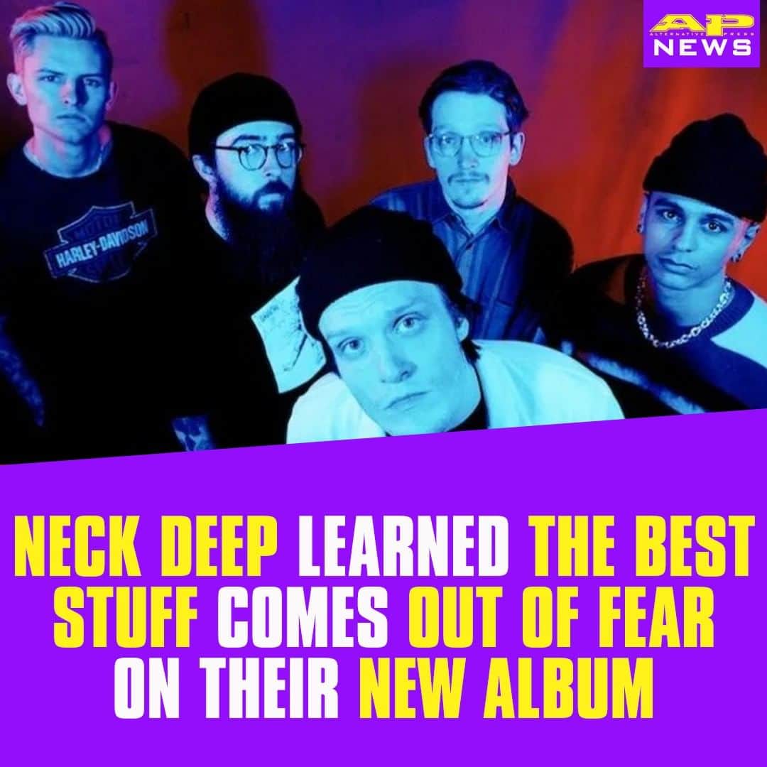 Alternative Pressさんのインスタグラム写真 - (Alternative PressInstagram)「The members of @neckdeepuk still can't get on a stage together. But on their new album 'All Distortions Are Intentional,' they stand tall behind their current musical direction which has them scaring themselves with "weird stuff" ⁠ LINK IN BIO⁠ .⁠ .⁠ .⁠ #neckdeep #neckdeepuk #alldistortionsareintentional #neckdeepnewmusic #neckdeepnewalbum #neckdeepalbum #neckdeepmusic #alternativepress #altpress」7月25日 2時01分 - altpress