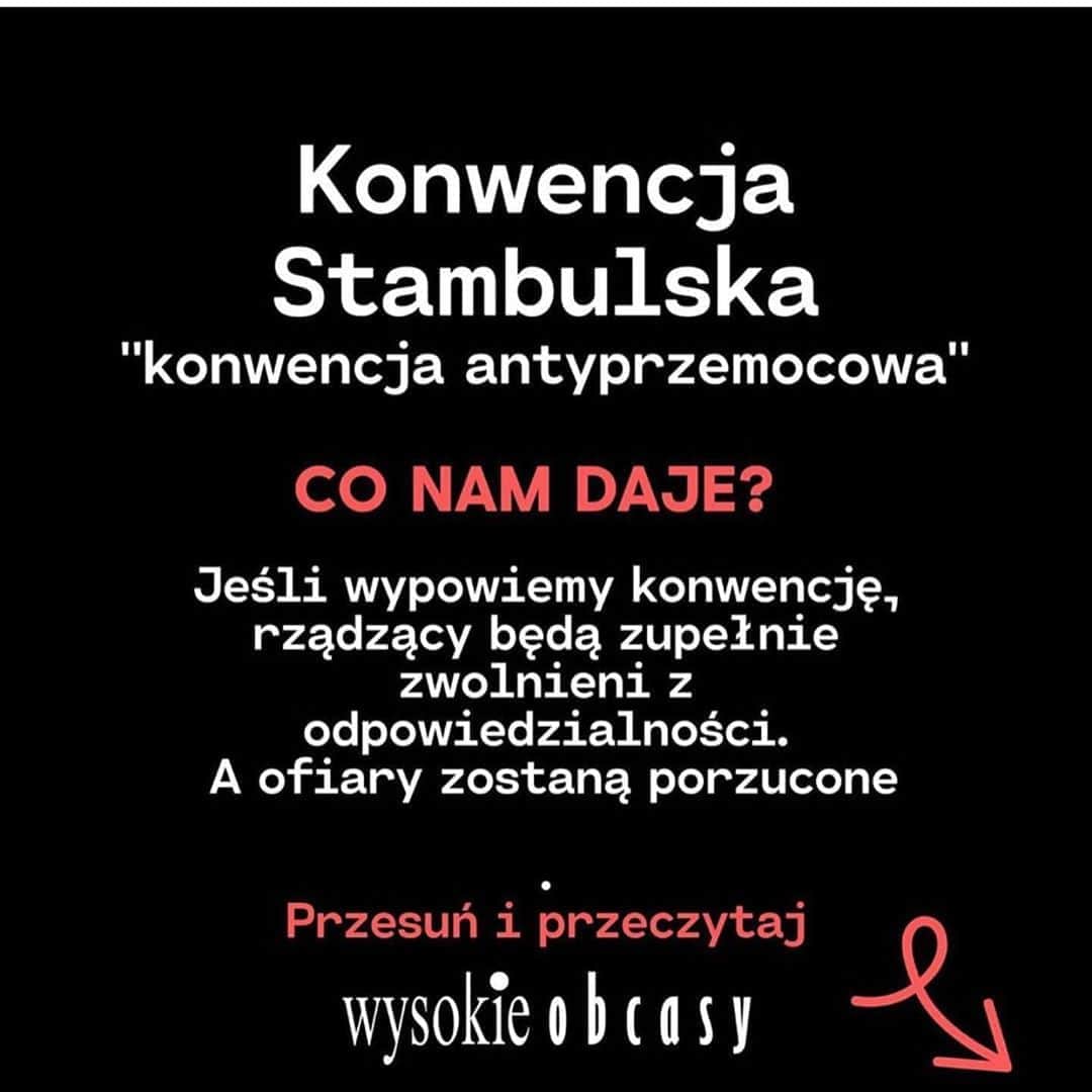 アニヤ・ルービックのインスタグラム：「KONWENCJA STAMBULSKA!」