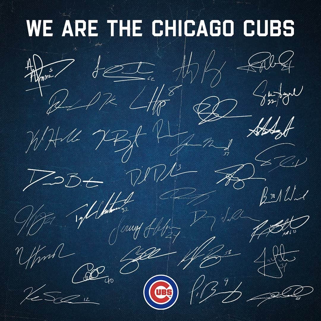 シカゴ・カブスさんのインスタグラム写真 - (シカゴ・カブスInstagram)「A message from the Cubs Players:」7月25日 3時01分 - cubs