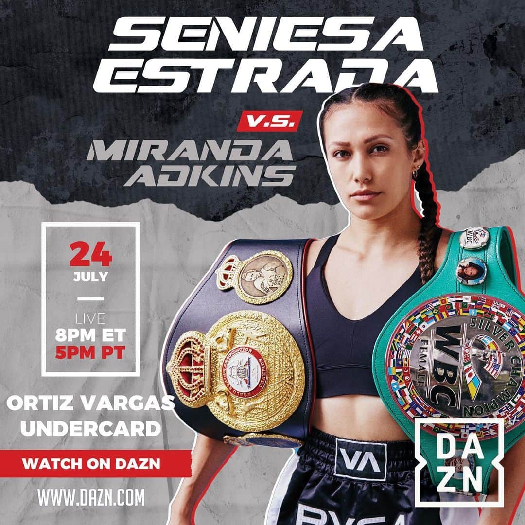 ダニー・トレホさんのインスタグラム写真 - (ダニー・トレホInstagram)「Tonight's the night! 🥊@Seniesa_superbad🥊 is back in the ring on the #OrtizVargas Undercard 8pm ET / 5pm PT! Watch it LIVE on @DAZN_USA ➡️ dazn.com *Link in Bio* . . . #seniesaestrada #boxing #fight #fightnight #letsgo #champion #dannytrejo #teamsuperbad」7月25日 3時21分 - officialdannytrejo