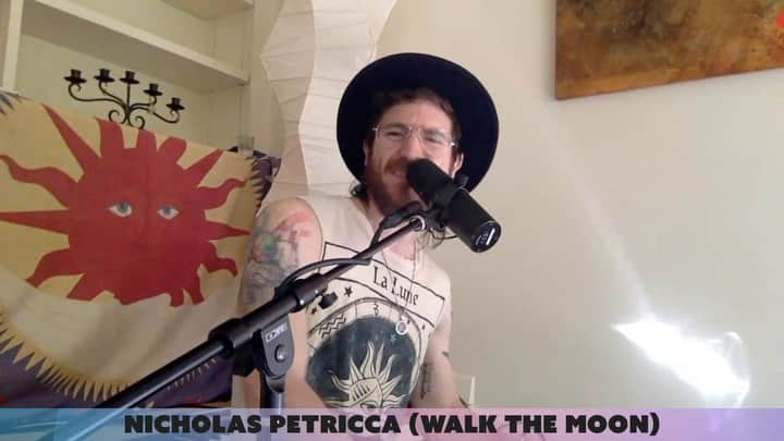 ウォーク・ザ・ムーンのインスタグラム：「Nicholas always trying to mash up Shut Up And Dance w Walkin In Memphis smh @humantohuman.watch was an online event raising $ for @musicares, @sweetreliefmusiciansfund, and @plus1org covid relief fund.  big love to everyone who participated ❤️⚡️⚡️」