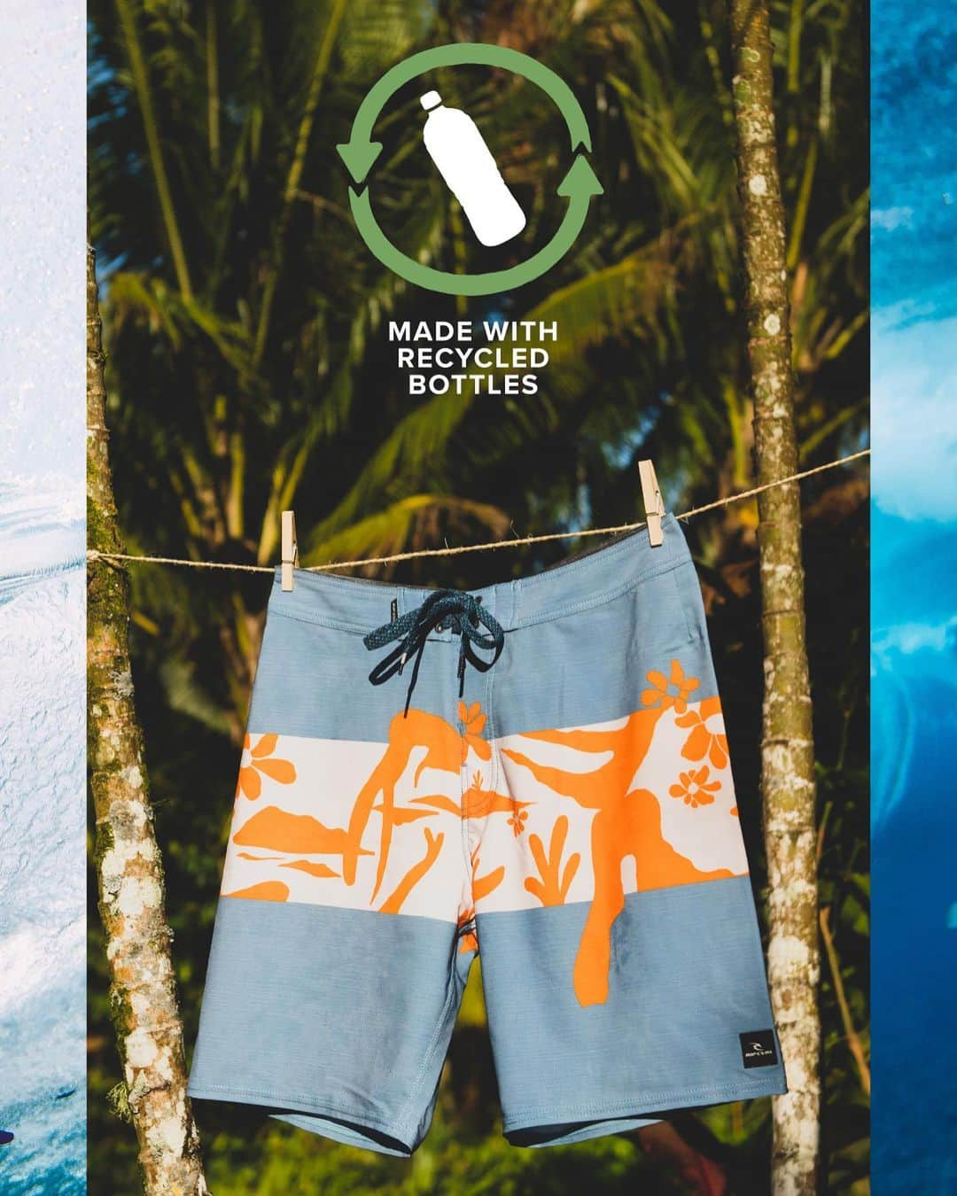 オーウェン・ライトさんのインスタグラム写真 - (オーウェン・ライトInstagram)「@ripcurl_usa just released my latest boardshort! SALTWATER CULTURE is Made with recycled bottles and with sustainability in mind! #saltwaterculture」7月25日 6時40分 - owright