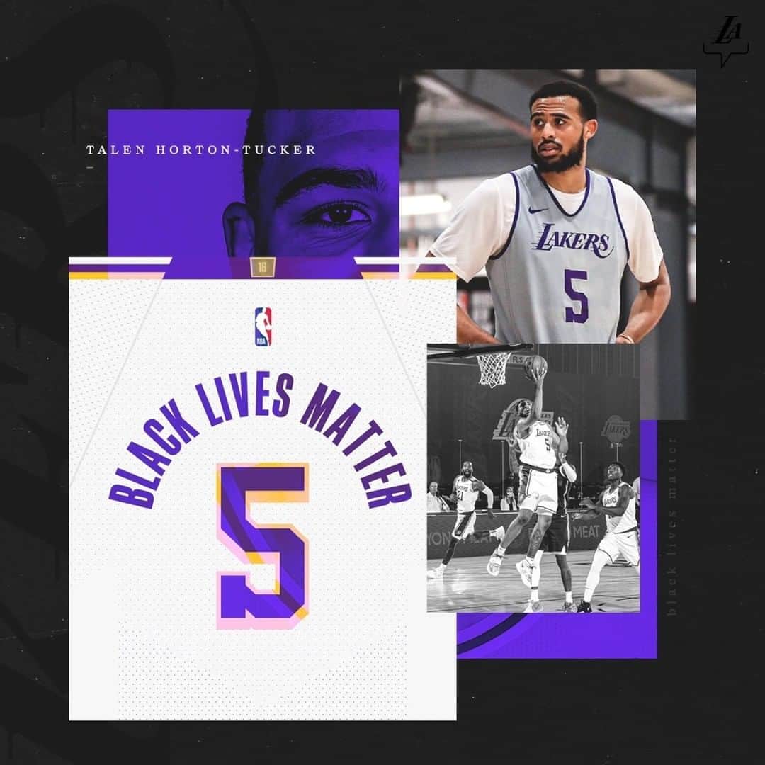Los Angeles Lakersさんのインスタグラム写真 - (Los Angeles LakersInstagram)「It goes beyond the court. #BlackLivesMatter」7月25日 7時00分 - lakers