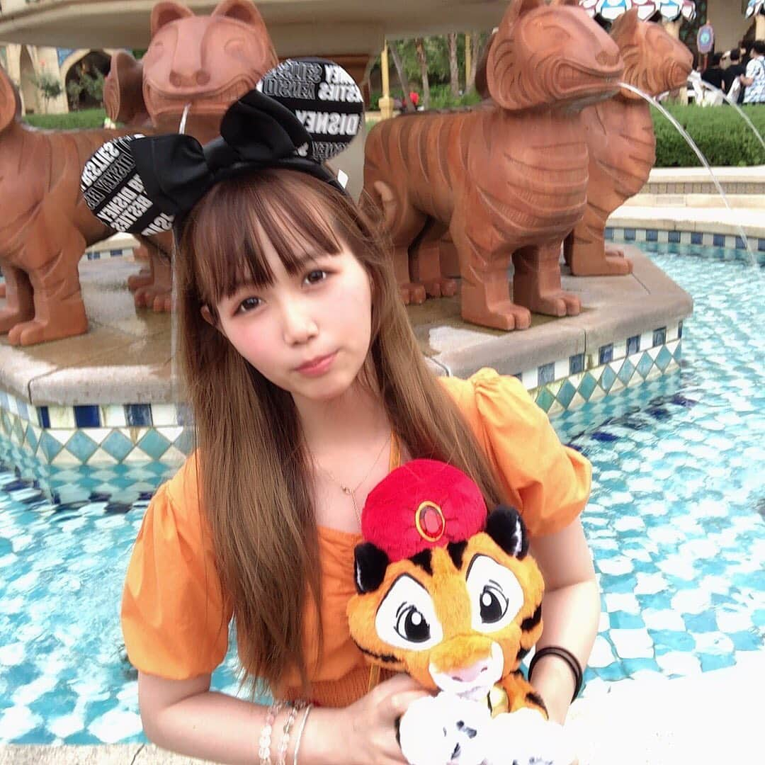 宮本ひなののインスタグラム：「チャンドゥ🐯  #disney #チャンドゥ #disneysea」