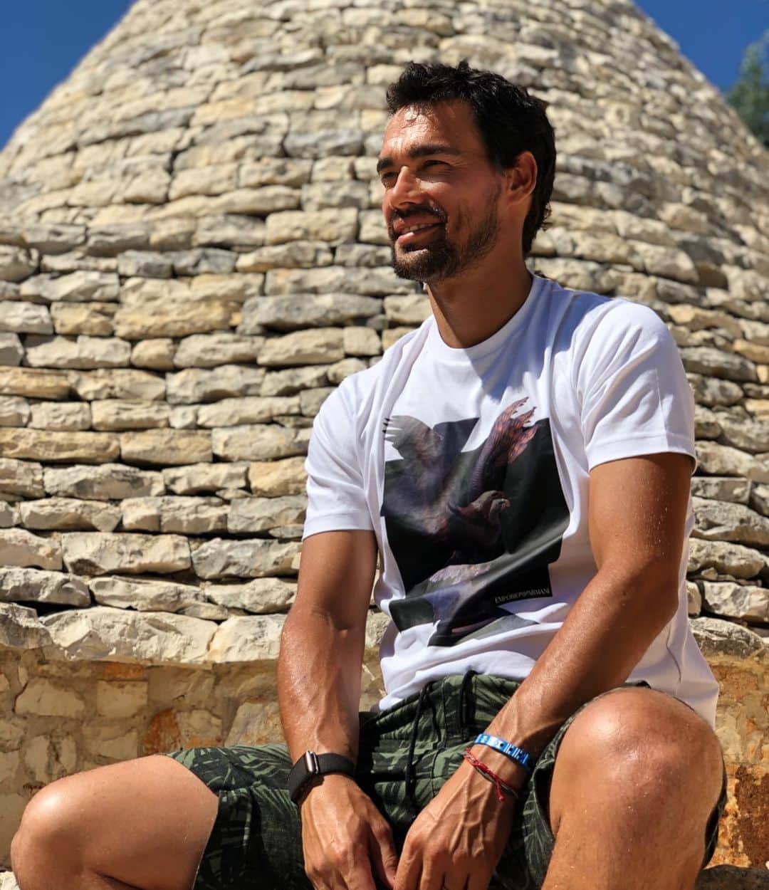 ファビオ・フォニーニのインスタグラム：「Seconda settimana ✅🎾 Siete pronti per il weekend? 🕶 #readyfortheweekend」