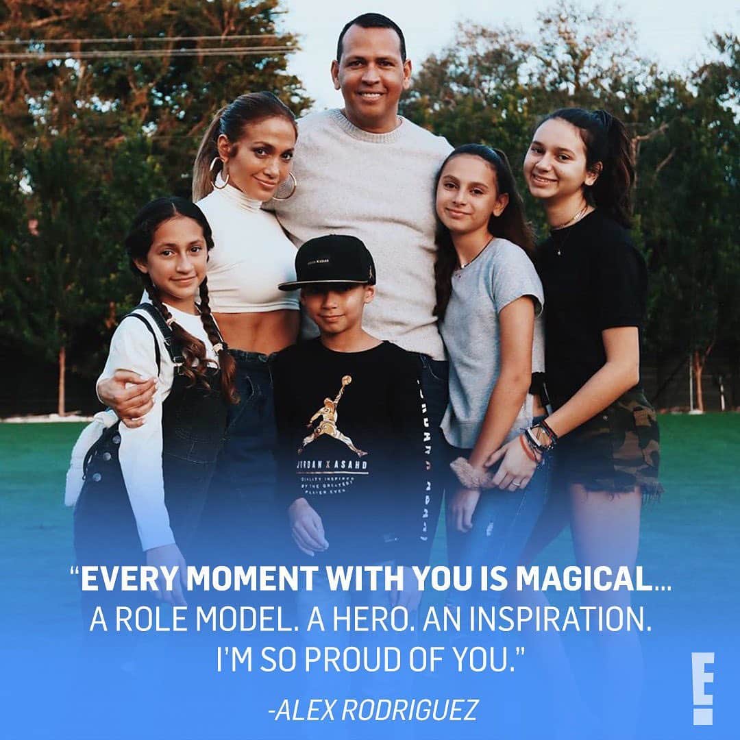 E! Onlineさんのインスタグラム写真 - (E! OnlineInstagram)「The love in this family is limitless. ❤️ Link in bio for all the details on A-Rod's sweet birthday tribute to J.Lo. (📷: Instagram)」7月25日 11時30分 - enews