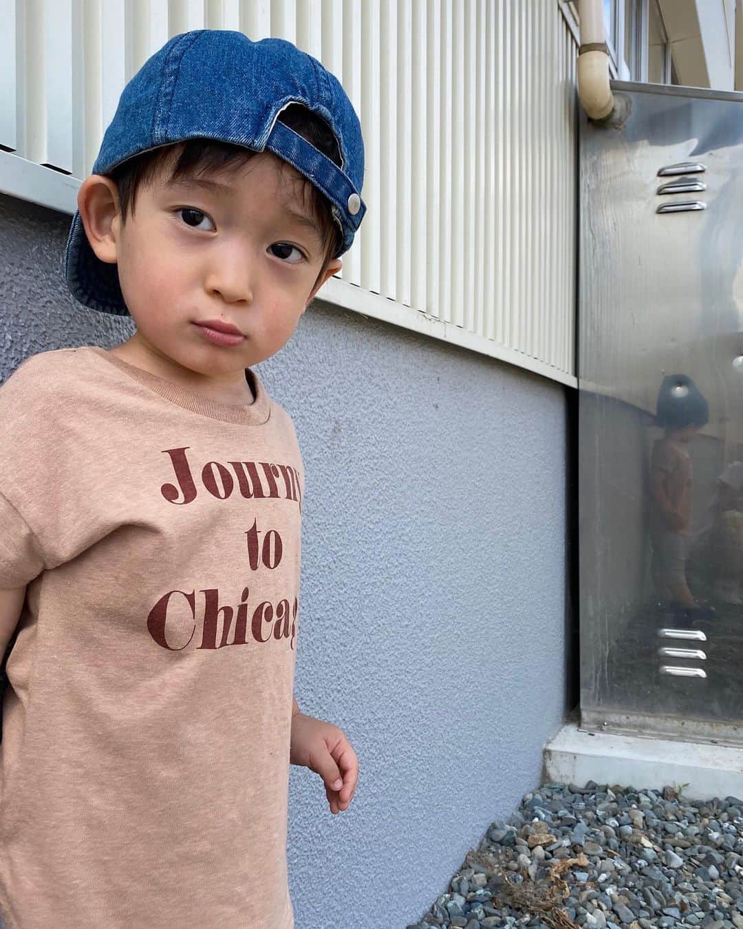 rats1316のインスタグラム：「・ 泣く5秒前⌇⌇⌇ ・ ・ ・ ザブングルになる5秒前とも言える ・ ・ ・ #泣き顔#泣きべそ#3歳#男の子」