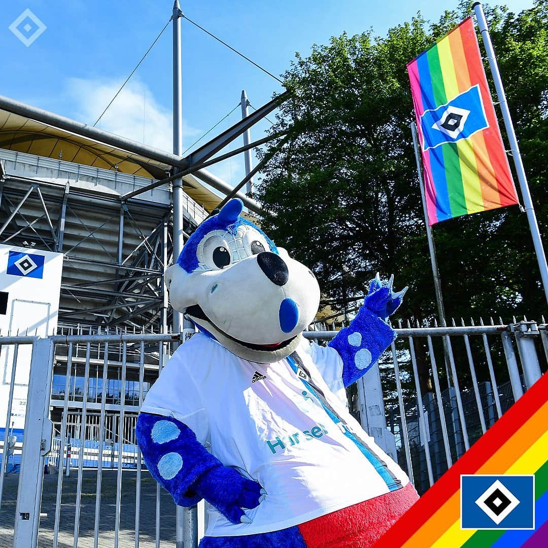 ハンブルガーSVさんのインスタグラム写真 - (ハンブルガーSVInstagram)「Passend zur Pride Week in Hamburg hat @dinohermann unser Volksparkstadion ausgestattet 🏳️‍🌈💪  #HamburgPride #PrideWeek #PrideWeek2020   _____ 📸 @witters_sportfotografie」7月25日 17時31分 - hsv