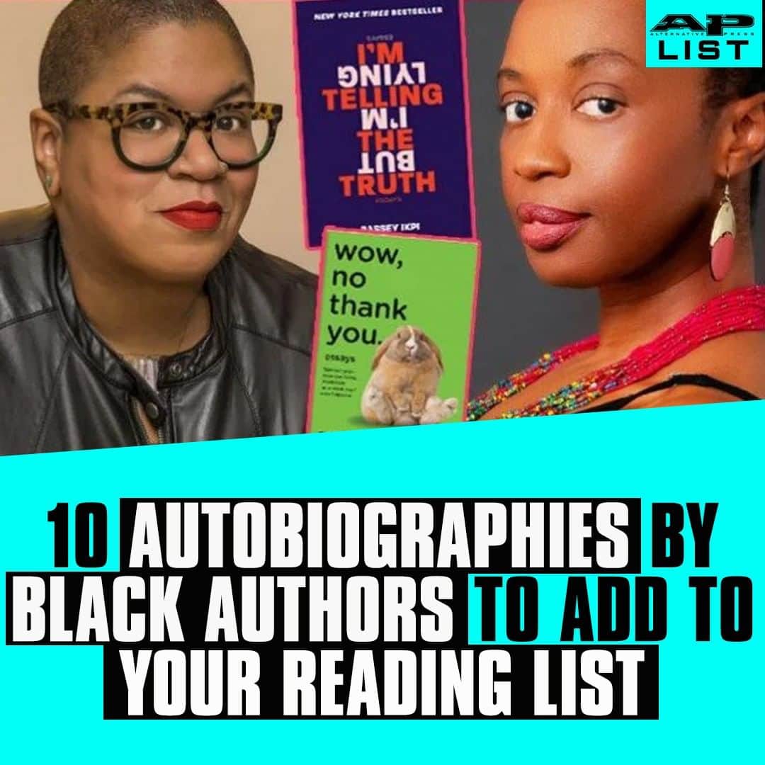 Alternative Pressさんのインスタグラム写真 - (Alternative PressInstagram)「From tackling racism to LGBTQIA+ experiences and exploring the effects of mental health stigmas, here are 10 Black authors with must-read autobiographies including Samantha Irby (@bitchesgottaeat), Bassey Ikpi (@basseyworld) and more 📚⁠ LINK IN BIO⁠ .⁠ .⁠ .⁠ #samanthairby #wownothankyou #basseyikpi #imtellingthetruthbutimlying #pocauthors #peopleofcolor #poc #blackauthors #autobiography #mentalhealth #mentalhealthawareness #mentalhealthstigmas #lqbtq #lqptqia #lqbtqcommunity #lgbtqpride  #blm #summerreadinglist #alternativepress #altpress」7月26日 4時30分 - altpress