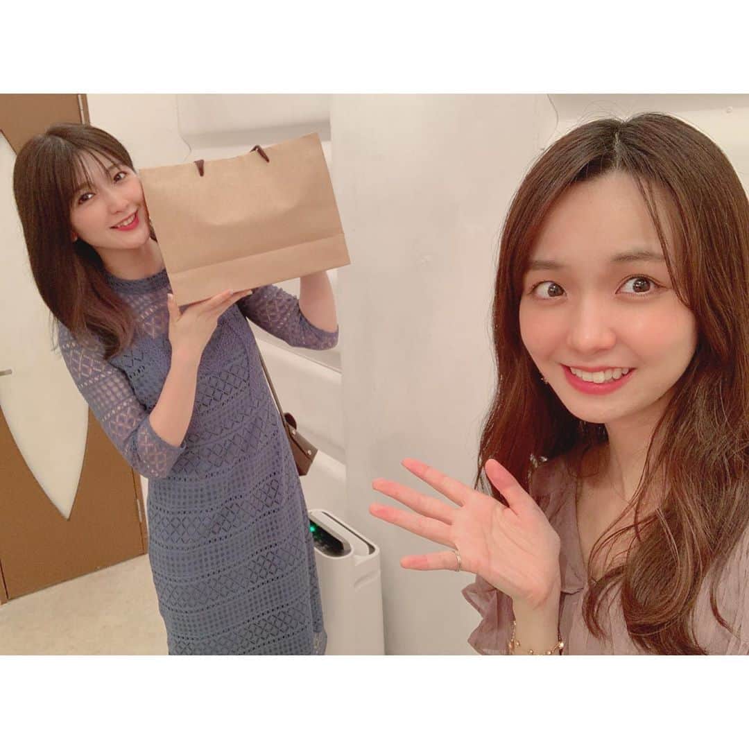 森咲樹のインスタグラム：「＊﻿ ﻿ 宮崎由加ちゃんプロデュース﻿ #ADIRA のポップアップストアへ💓﻿ ﻿ 久々にゆかちゃんに会えて嬉しかったよ〜!!﻿ 元気そうでよかった☺️﻿ ﻿ TシャツとトップスをGet🥰﻿ 着るのが楽しみ🥰﻿ ﻿ #宮崎由加﻿ #みやざきのふく﻿ #adira_tokyo﻿ #アディラ﻿ #アプガ﻿ #uugirl」