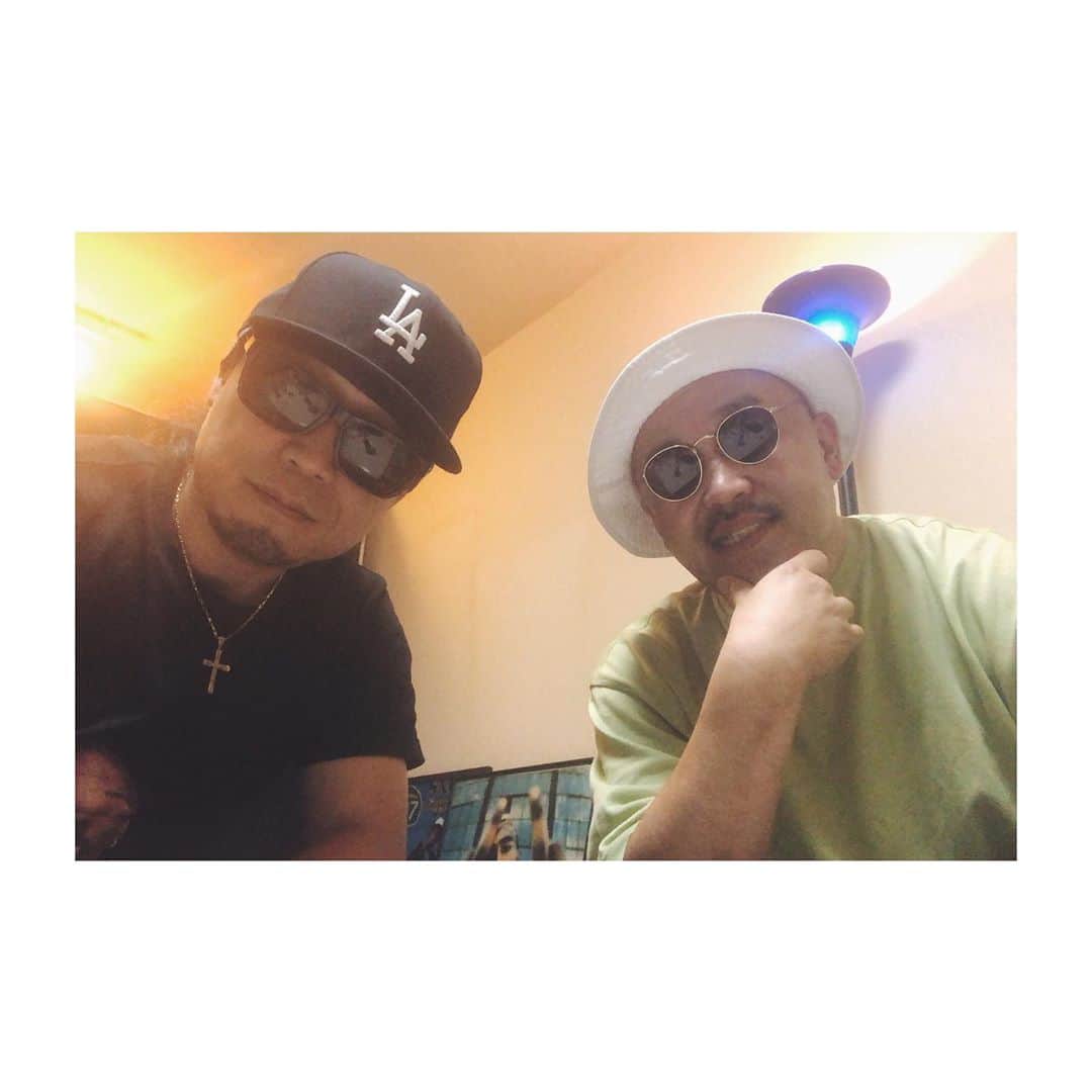 のインスタグラム：「本日はDABO君とレコーディング  THE ORIGINAL 4進行中  #theoriginal4 #recording #studiowork」
