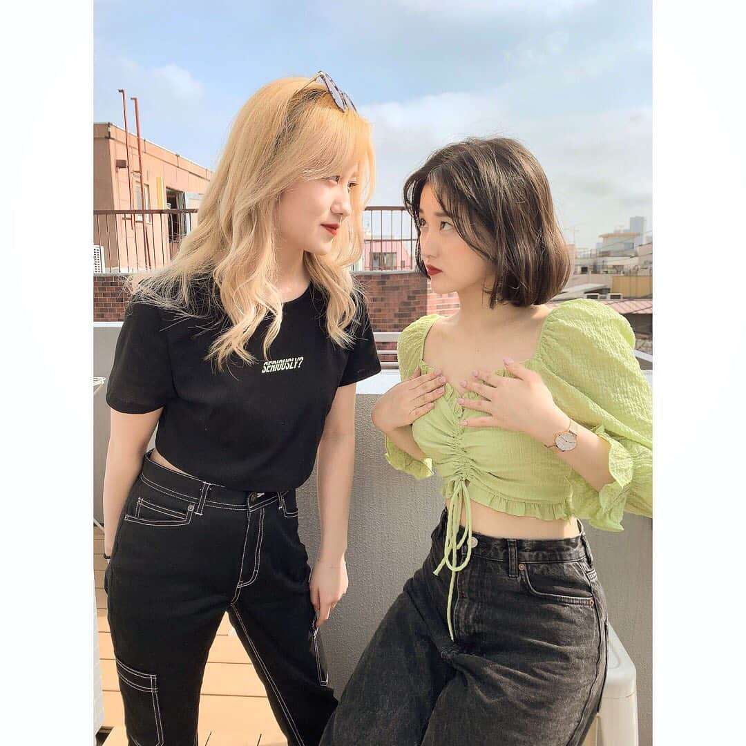 のインスタグラム：「👭 #まりんちゃんぐらむ #🥰」