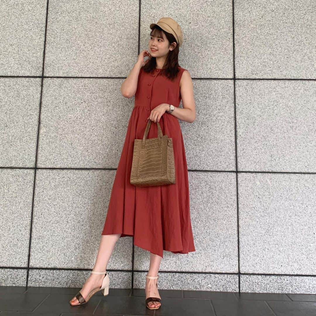 吉川七瀬さんのインスタグラム写真 - (吉川七瀬Instagram)「ワンピ👗 こういう服着たら… 公園にお散歩とかピクニックしたい🥺🧡 . 夏コーデ　#私服コーデ　#今日の私服　#おすましコーデ　ww」7月25日 21時32分 - yoshikawa_nanase