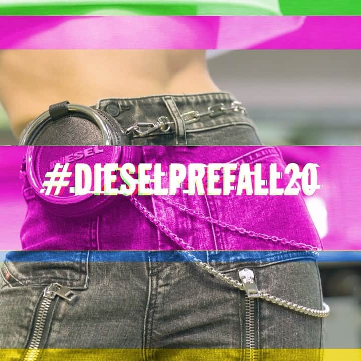 ディーゼルのインスタグラム：「All eyes on us. #DieselPreFall20 just entered the club. #GlitchTheSystem #ForSuccessfulLiving」