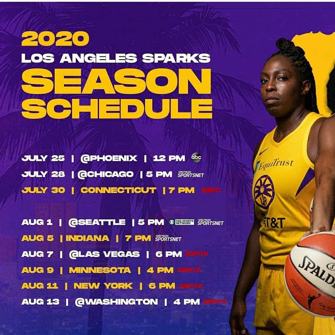 ヴィヴィカ・A・フォックスさんのインスタグラム写真 - (ヴィヴィカ・A・フォックスInstagram)「GM Dawlings! CONGRATS to all of the ladies of @wnba on the start of your 2020 Season! I'm SOO PROUD to be a sponsor & HUGE FAN of @LA_Sparks Check them out 2day on #ABC at Noon PST! Gonna so miss being front row at the FUN games with my Godbabies & friends😥 Much LUV @LA_SPARKS U CAN DO IT! WIN WIN WIN!  #GoSparks #ALL4LA #LEADTHECHARGE #Lifeisgood #GodIsGood #Blessed #Respect #GurlPower #VivicaFoxHair #TeamVivica #TeamFox #LoveWins #ClassicBadChicks #LeoNation 🤗🙆🏾‍♀️🖤💖⛹🏽‍♀️💜💛」7月25日 23時35分 - msvfox