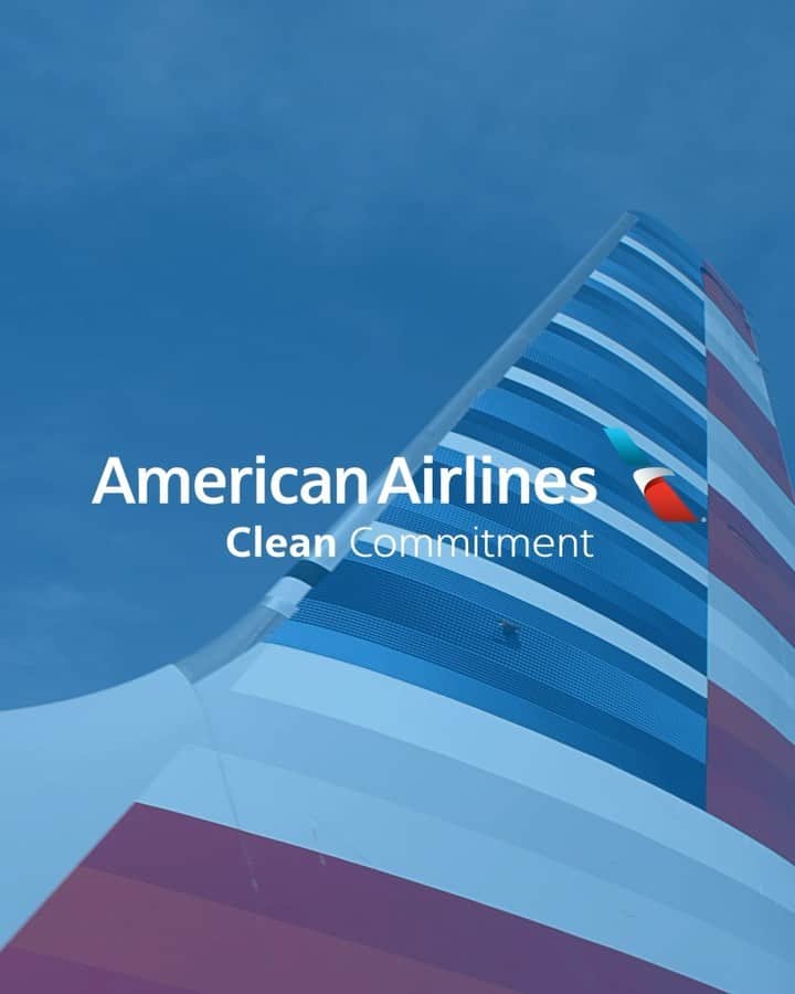 アメリカン航空のインスタグラム：「How extensive is our Clean Commitment? Let us count the ways ... #YouAreWhyWeFly」