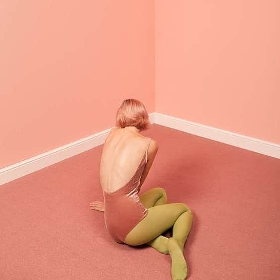 ジル・スチュアートのインスタグラム：「“I am free and that is why I am lost.” -Franz Kafka . Photograph by Ulaş & Merve . #franzkafka #ulasandmerve #pink #monochrome #whimsical #mystery #beauty #fashion #photography #inspiration」