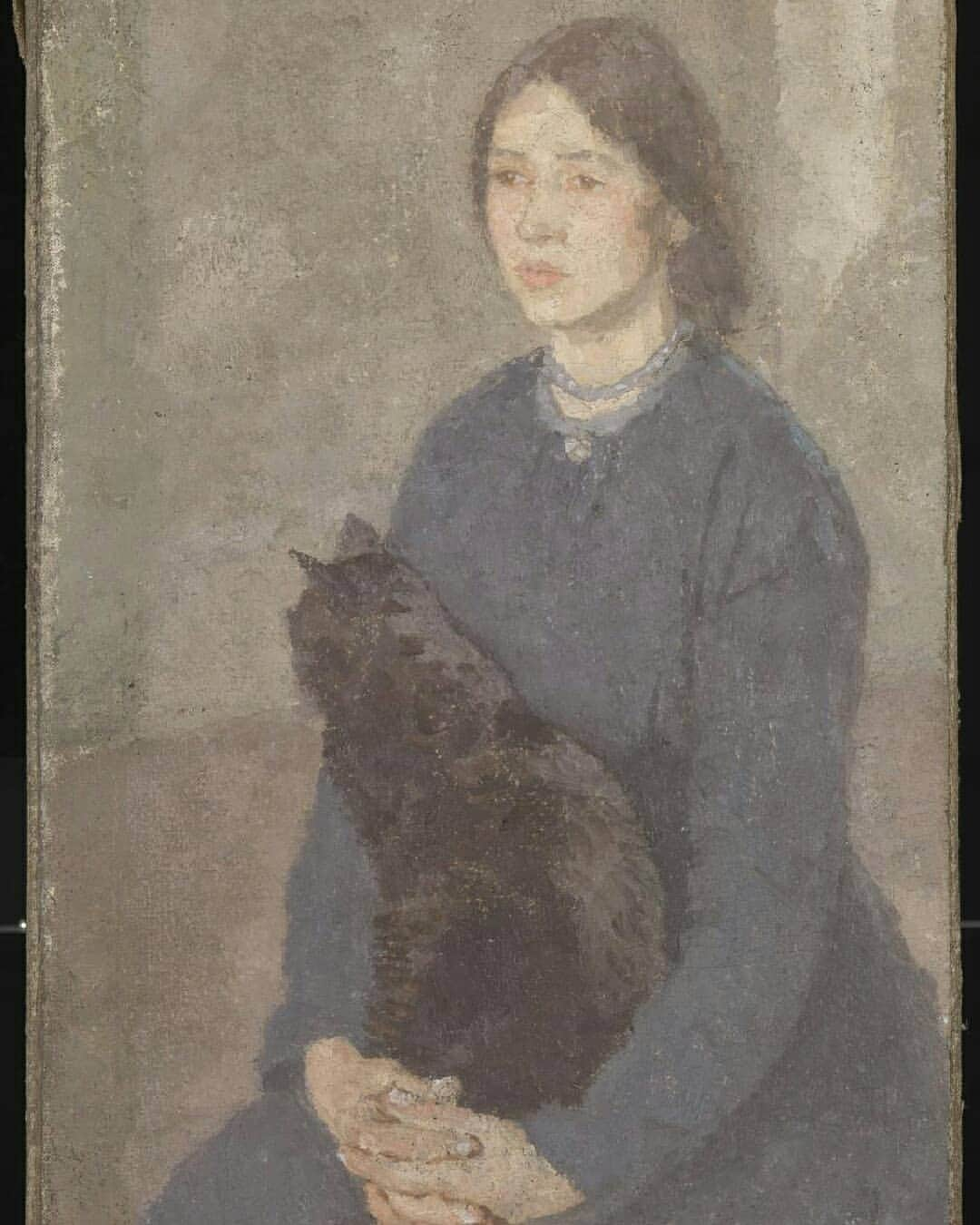 テート・ギャラリーさんのインスタグラム写真 - (テート・ギャラリーInstagram)「#ArtWords: Intimism is a French term used to describe paintings and drawings of quiet scenes inside the home. Gwen John was a pioneer of the style. Her paintings, with their subdued colours and still subjects, suggest solitude, acceptance and calm. 🛋️📚🐈  Gwen John's The Convalescent 1918–19, A Lady Reading 1909–11 and Young Woman Holding a Black Cat c.1920–5, all on free display at Tate Britain.」7月26日 2時20分 - tate