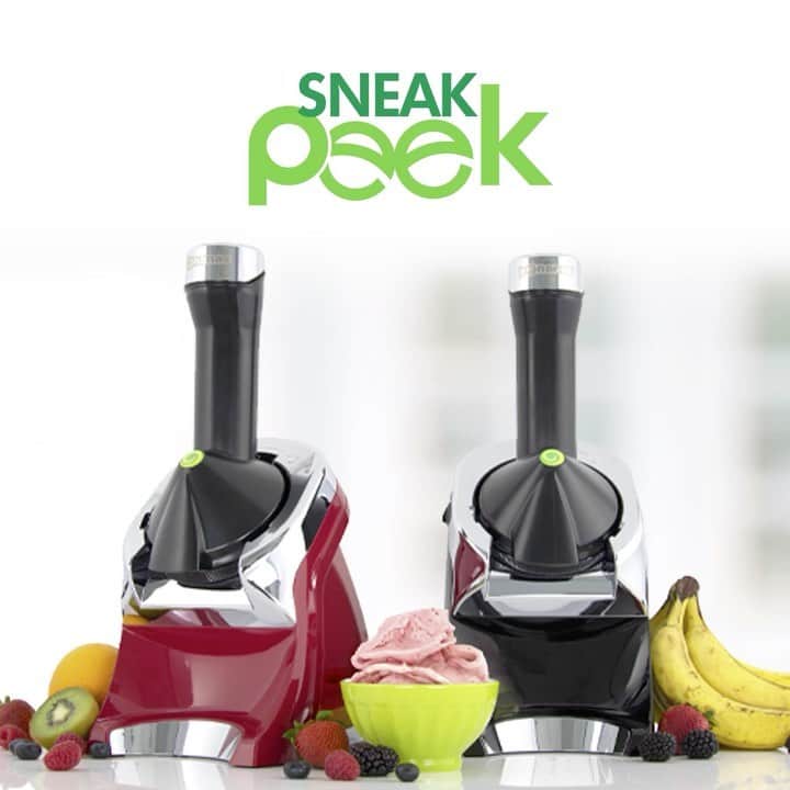Yonanasのインスタグラム：「We have a special Sneak Peek for you… Meet the NEW Yonanas Deluxe! ⁠⠀ ⁠⠀ We’ve brought you more of a good thing with the Yonanas Deluxe, including a premium chrome look and enhanced 75+ Recipe Book!  Only $69.99 + Free Shipping*!⁠⠀ ⁠⠀ Available for Pre-order NOW. Click the link in our profile to learn more.⁠⠀」