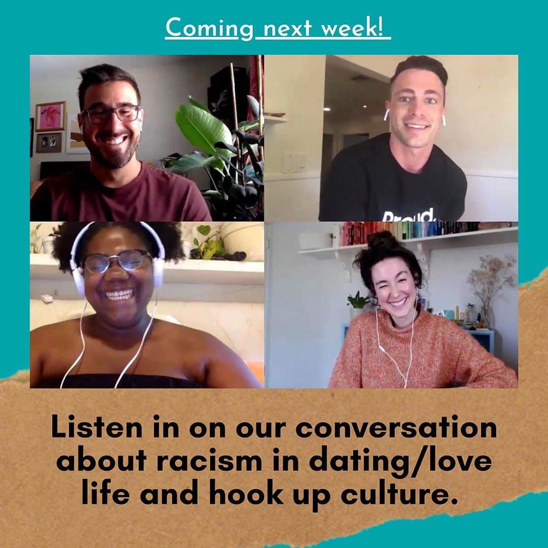 コルトン・ヘインズのインスタグラム：「Excited to bring this very important conversation to yall! @matty_ray18 & I brought together 2 sex therapists/educators ( @millennialsexpert & @bellatookaphoto ) to discuss vulnerable topics around how racism might be showing up in who we date (or don’t date) as well as other great topics. Look out for part 1 & 2 coming this week! ❤️」