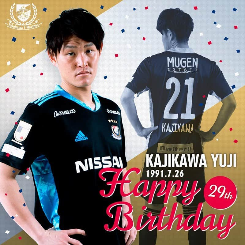 横浜F・マリノスさんのインスタグラム写真 - (横浜F・マリノスInstagram)「. Happy Birthday! @kaji21kawa  #fmarinos #梶川裕嗣 #誕生日おめでとう #happybirthday」7月26日 6時30分 - yokohamaf.marinos