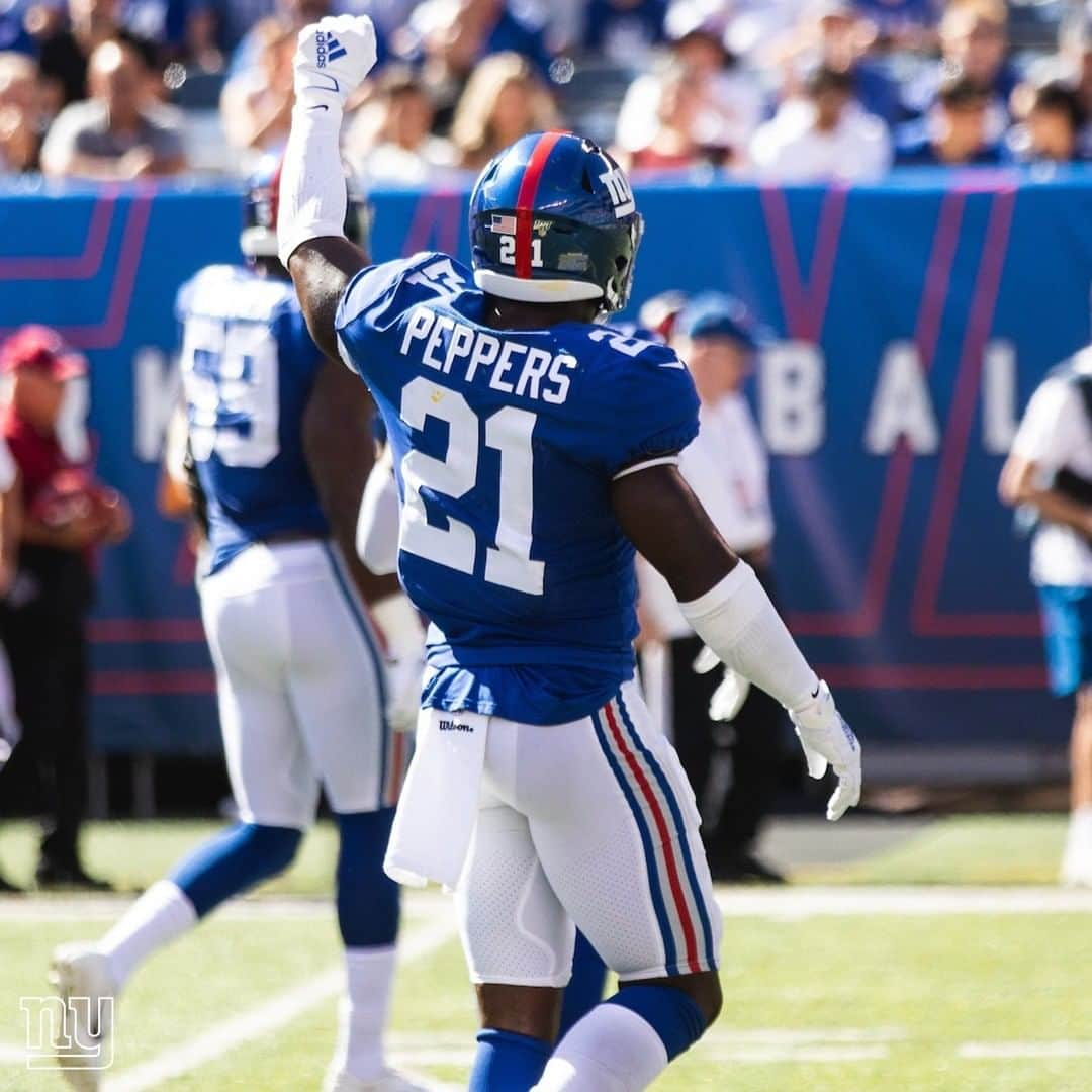 New York Giantsさんのインスタグラム写真 - (New York GiantsInstagram)「Jabrill Peppers will have __ INTs this season」7月26日 8時00分 - nygiants