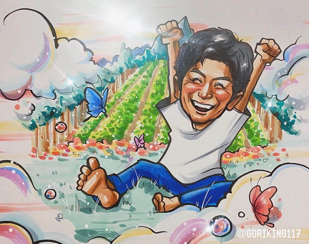 似顔絵★𝗚𝗢𝗥𝗜𝗞𝗜𝗡𝗚のインスタグラム