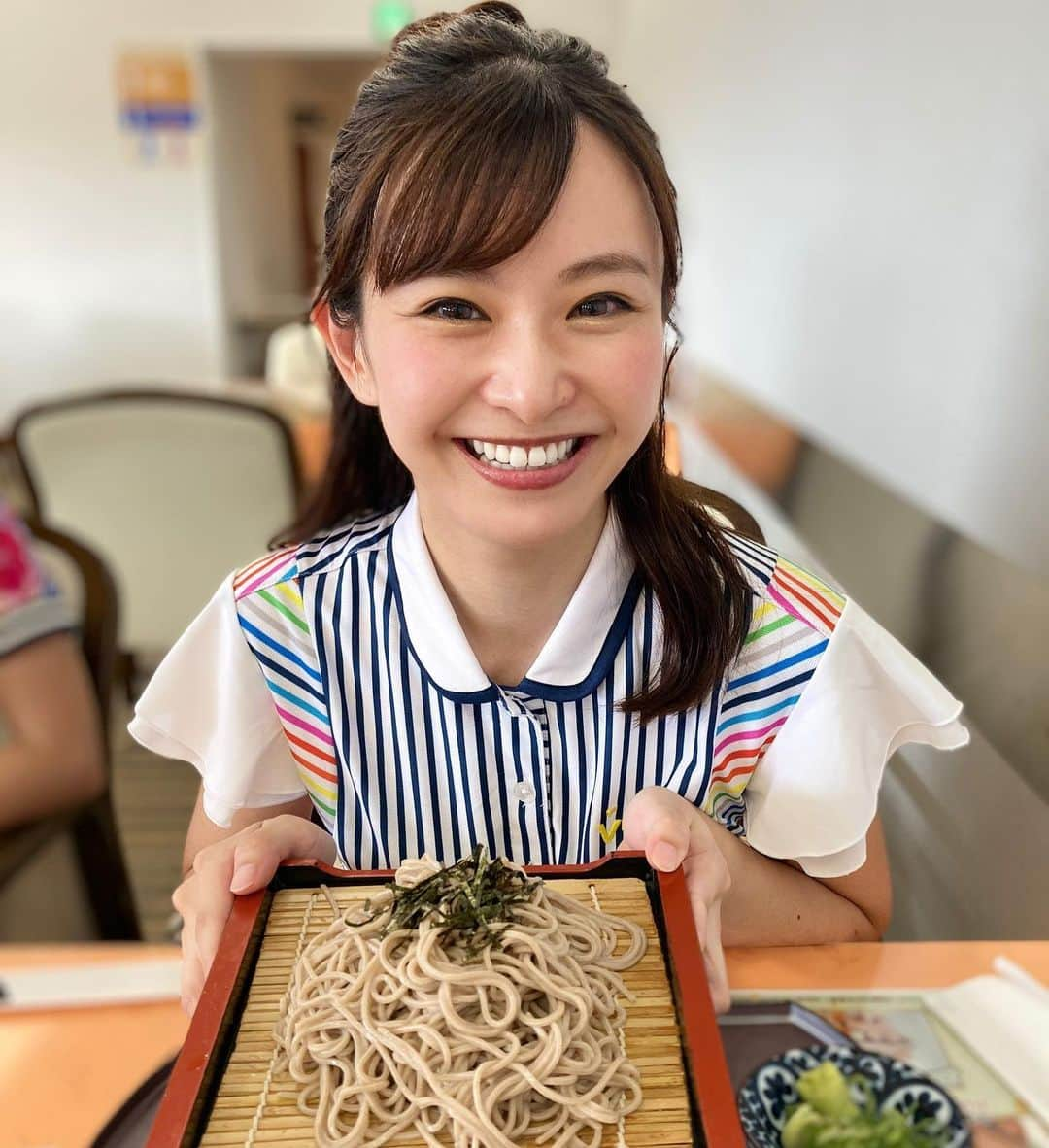 中庄司愛希さんのインスタグラム写真 - (中庄司愛希Instagram)「夏のゴルフのランチにはお蕎麦が食べたくなりますね☺️⛳️💕 #夏ゴルフの定番 #夏ゴルフのランチ #お蕎麦 #ゴルフ場のランチ #ゴルフ初心者 #ゴルフ女子 #golfgirls #ゴルフ #골프 #高尔夫  #golf #ワークアウト #トレーニング #スポーツ #トレーニング女子 #スポーツ女子 #ゴルフビギナー #instagolf #ラウンド #ゴルフ #ゴルフウェア #ゴルフラウンド #Sサイズゴルフ女子 #Sサイズ #sサイズコーデ #Sサイズ女子 #sサイズモデル #iPhoneポートレート」7月26日 10時46分 - aki_nakashoji_golf