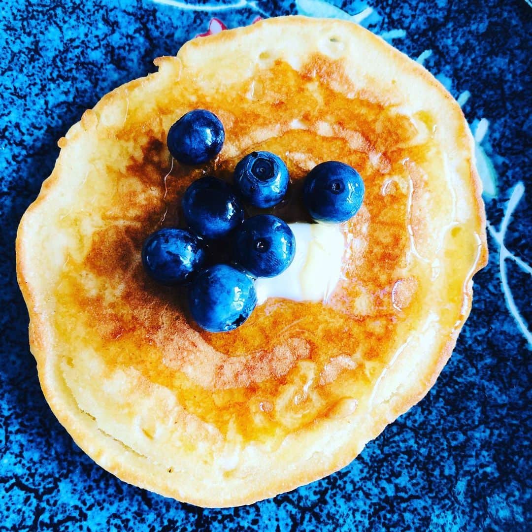 のインスタグラム：「#モーニング #パンケーキ」