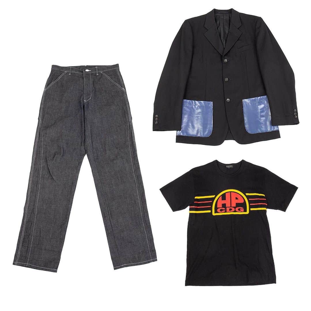 のインスタグラム：「本日の新着はスワイプでCHECK! COMME des GARCONSなど  その他の商品はコチラ https://www.playful-dc.com  #プレイフル #古着 #ブランド古着 #DCブランド #コムデギャルソン #ヨウジヤマモト #イッセイミヤケ #ジャンポールゴルチエ #commedesgarcons #jeanpaulgaultier #isseymiyake #yohjiyamamoto  #secondhand #secondhandclothes #commedesgarconshommeplus #yohjiyamamotopourhomme」
