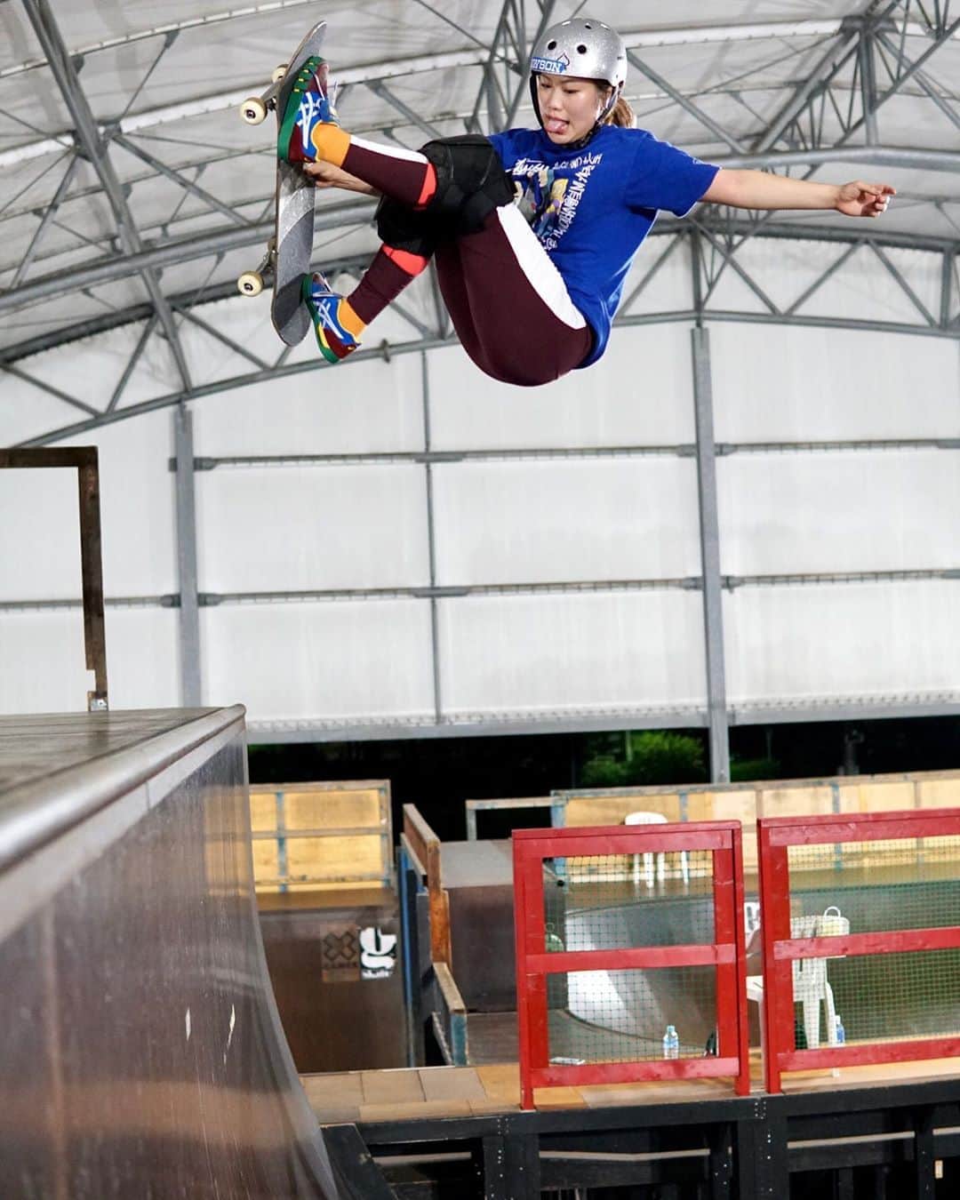 中村貴咲のインスタグラム：「At @goodskates_inc  スケート楽しいな😛😛 Love it ❤️ 📸by @takeshiyasutoko」