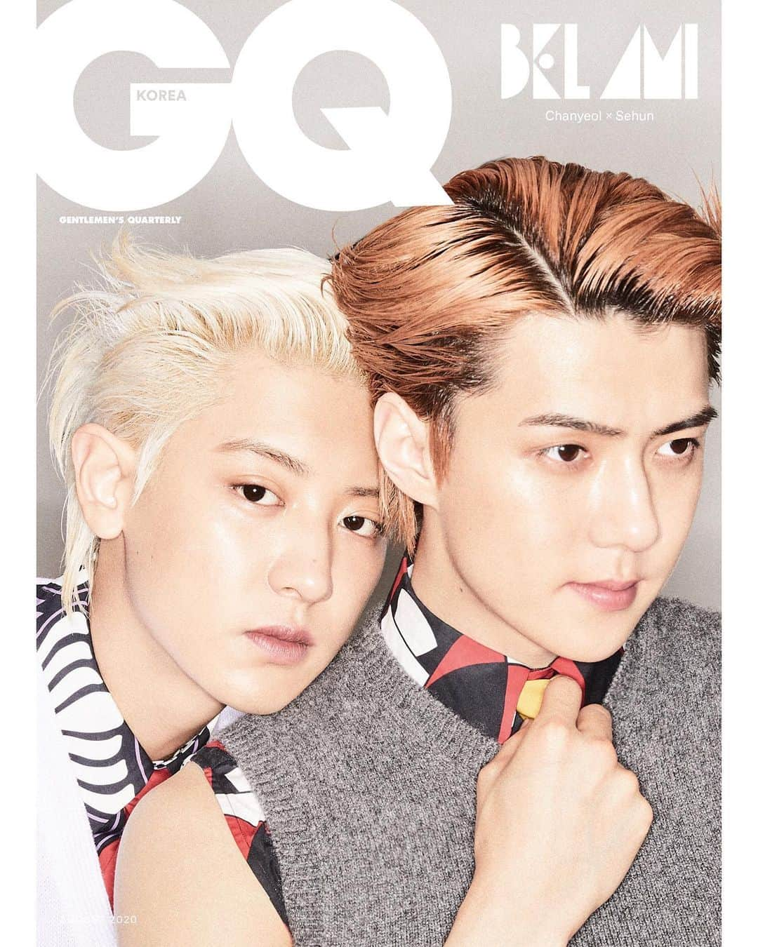 プラダさんのインスタグラム写真 - (プラダInstagram)「Se Hun Oh and Chan Yeol Park from band @weareone.EXO wearing #PradaFW20 on the cover of @GQ_KOREA's August issue. The theme of the issue is 'Bel Ami' which is French for 'beautiful friendship'.  Fashion Director: Na Na Park @nanana_park  Photographer: Hee Jun Kim @kimheejune  –  @real__pcy @oohsehun #SEHUN_CHANYEOL #EXO_SC #SEHUN #CHANYEOL #엑소 #EXO #GQKOREA #PradaEditorials」7月26日 22時54分 - prada