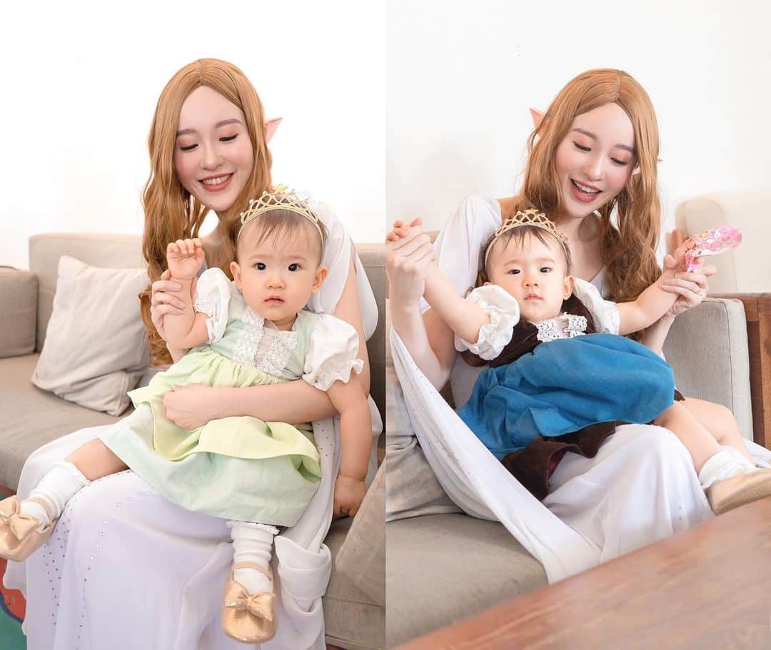 ジェシカ・ヤマダのインスタグラム：「When #LOTR meets #GOT meets #kidsbirthdayparty 🧝‍♀️🐉👶🏻👶🏻 More details are at the link in my bio! 🙈 . . #jessshares #GOTxLOTR #jessbebes #twinmom #gameofthrones #lordoftherings #babycosplay」