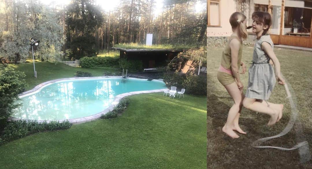 Artekさんのインスタグラム写真 - (ArtekInstagram)「A House for Summer. With its swimming pool nestled among pine trees, Villa Mairea is the essence of summer dreaming. @johanna_gullichsen_official , textile designer and Maire Gullichsen’s granddaughter, shares a childhood memory with a secret about the pool: “In summer, the inhabitants of the house went swimming at Yyteri beach, as the water in the swimming pool at Villa Mairea was so cold that nobody really wanted to swim there.”  #ahousefor  #villamairea  #johannagullichsen」7月26日 17時16分 - artekglobal