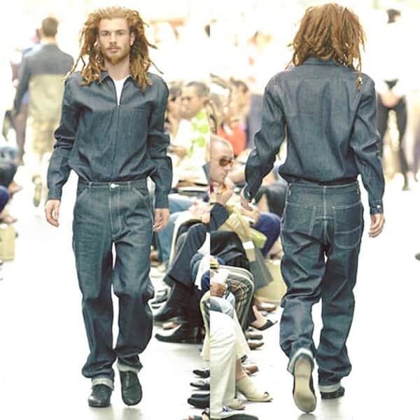 のインスタグラム：「【2002S/Sコレクション】COMME des GARCONS HOMME PLUS カーブ切替ペインターデニムパンツ /¥25,080 (k-83257)  https://www.playful-dc.com/products/details87621.html  #プレイフル #古着 #ブランド古着 #DCブランド #コムデギャルソン #コムデギャルソン オムプリュス#コムデギャルソンオム #コレクション#コムデギャルソン古着 #ブラックコムデギャルソン  #撮影依頼 #商品撮影 #cdg #川久保玲 #secondhand #secondhandclothes #secondhand #commedesgarcons #commedesgarconshommeplus #commedesgarconshomme #blackcommedesgarcons」