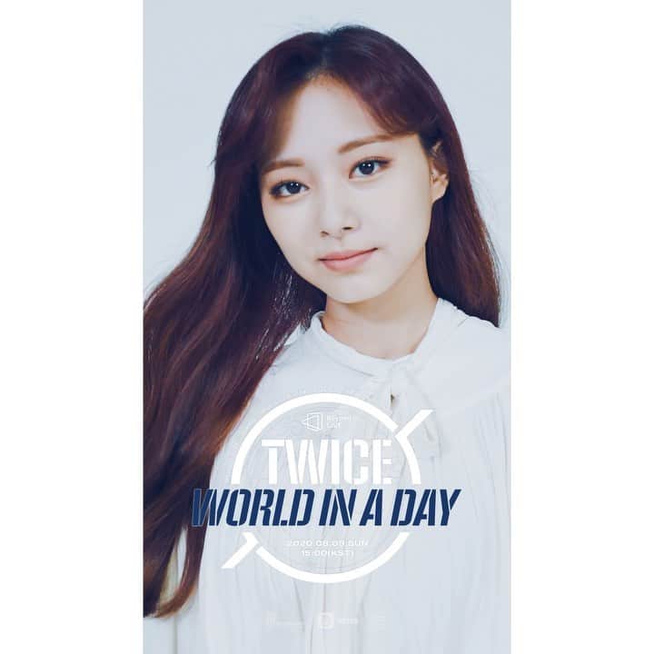 のインスタグラム：「TWICE ONLINE CONCERT Beyond LIVE - TWICE : World in A Day 2020.08.09 15:00  Moving Poster TZUYU  #TWICE #TWICE_Beyond_LIVE #WorldinADay #Online_Concert」