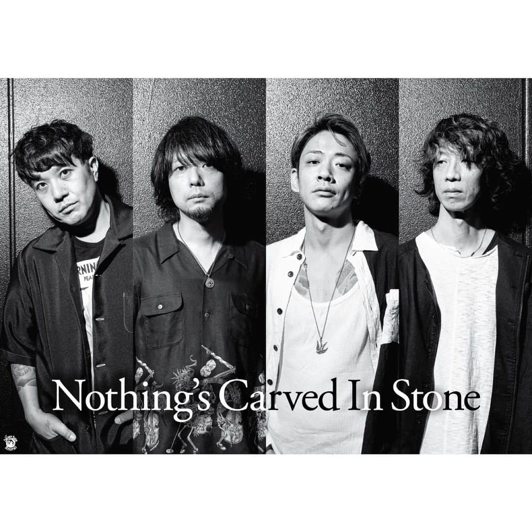 Nothing’s Carved In Stoneさんのインスタグラム写真 - (Nothing’s Carved In StoneInstagram)「【購入特典公開】﻿ ﻿ 8/26にリリースするセルフカバーアルバム『Futures』購入特典のオリジナルポスター（B2）画像を公開。﻿ ﻿ 対象法人：﻿ ・TOWER RECORDS（※1枚目）﻿ ※TOWER RECORDS ONLINEのみ店舗と同デザインのステッカーとなります。﻿ ・HMV（※2枚目）﻿ ・TSUTAYA および TSUTAYA ON LINE（※3枚目）﻿ ・楽天ブックス（※4枚目）﻿ ・サポートショップ（※5枚目）﻿ ﻿ ※サポートショップは随時発表していきます。﻿ ※各オリジナル特典になります。﻿ ※各オリジナル特典は無くなり次第終了となります。﻿ ﻿ --------------------﻿ Nothing’s Carved In Stone﻿ セルフカバーアルバム﻿ 『Futures』﻿ 2020.08.26 ON SALE﻿ Label：Silver Sun Records﻿ ﻿ 【初回限定盤】2CD＋DVD﻿ 4,500円(税別) / DDCZ-9063（SSRA-0004）﻿ ﻿ 【通常盤】2CDのみ﻿ 3,500円（税別） / DDCZ-9065（SSRA-0003）﻿ ﻿ ＜CD＞﻿ DISC 1 ※通常盤、初回限定盤共通﻿ 01. NEW HORIZON﻿ 02. Isolation﻿ 03. Spirit Inspiration﻿ 04. November 15th﻿ 05. Red Light﻿ 06. Rendaman﻿ 07. 白昼﻿ 08. Out of Control﻿ 09. Like a Shooting Star﻿ 10. きらめきの花﻿ ﻿ DISC 2 ※通常盤、初回限定盤共通﻿ 01. Dream in the Dark ﻿ 02. YOUTH City ﻿ 03. In Future ﻿ 04. Brotherhood ﻿ 05. Midnight Train ﻿ 06. Around the Clock﻿ 07. Milestone ﻿ 08. Pride ﻿ 09. ツバメクリムゾン﻿ 10. BLUE SHADOW﻿ ﻿ ＜DVD＞※初回限定盤のみ﻿ LIVE映像﻿ ・What's My Satisfaction from（“Live on November 15th 2018”）﻿ ・Perfect Sound（from “Live on November 15th 2018”）﻿ ・Bog（’19 ver.）（from SPECIAL ONE-MAN LIVE “BEGINNING”）﻿ ・Cold Reason（from SPECIAL ONE-MAN LIVE “BEGINNING”）﻿ ・Crystal Beat（from “Live on November 15th 2019”）﻿ ﻿ ・メンバーインタビュー﻿ ※アルバムについての全員＆ソロインタビューを収録﻿ ﻿ #nothingscarvedinstone #ナッシングス #ncis #silversunrecords #futures」7月26日 19時03分 - nothingscarvedinstone