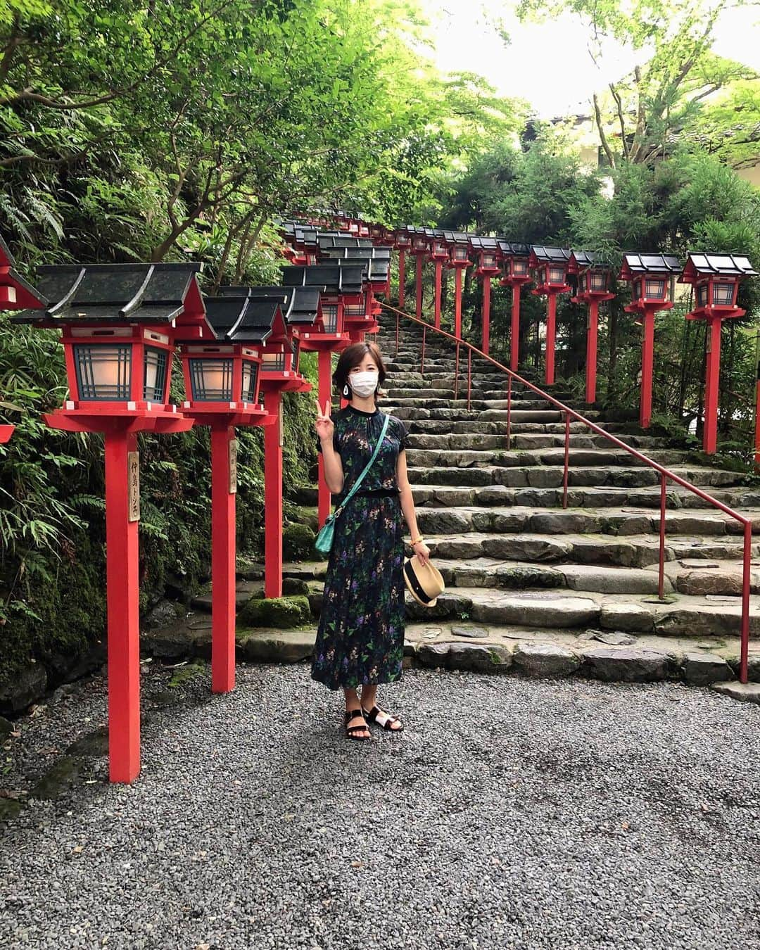 大凪真生さんのインスタグラム写真 - (大凪真生Instagram)「#京都#貴船神社#⛩」7月26日 19時56分 - mao.aemee_