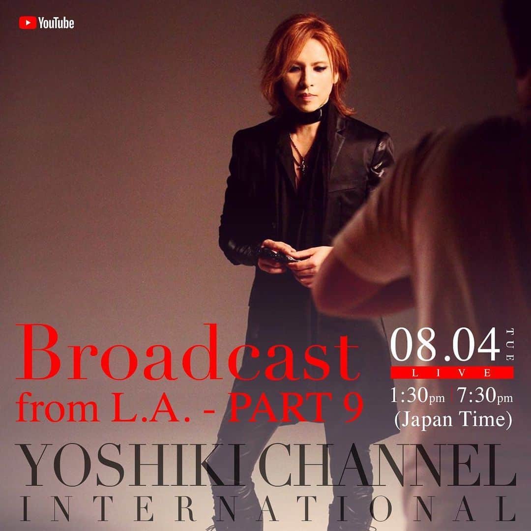 YOSHIKIさんのインスタグラム写真 - (YOSHIKIInstagram)「How are you? I started #YOSHIKI's voice messages at #YoshikiMobile. Ask me questions. You can listen to a little of it here. I can answer in English too. Also next #YoshikiChannel broadcast from LA will be on August 4th! YOSHIKIモバイル でボイスメッセージを始めた。質問受付中。少し聞いてみて..質問、英語でも大丈夫。 http://yoshiki-mobile.jp/ そして次回の @yoshikichannelofficial は【8月4日(火)2部構成　13時30分～/19時30分〜生放送】 #YOSHIKI #LAより 生配信 - Japan → https:// https://ch.nicovideo.jp/yoshikiofficial/blomaga/ar1926876 International→ http://yoshiki.net/YCI.html」7月26日 20時10分 - yoshikiofficial