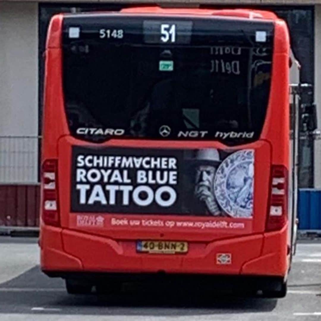 アムステルダム・タトゥー・ミュージアムのインスタグラム：「Publik transport in holland」