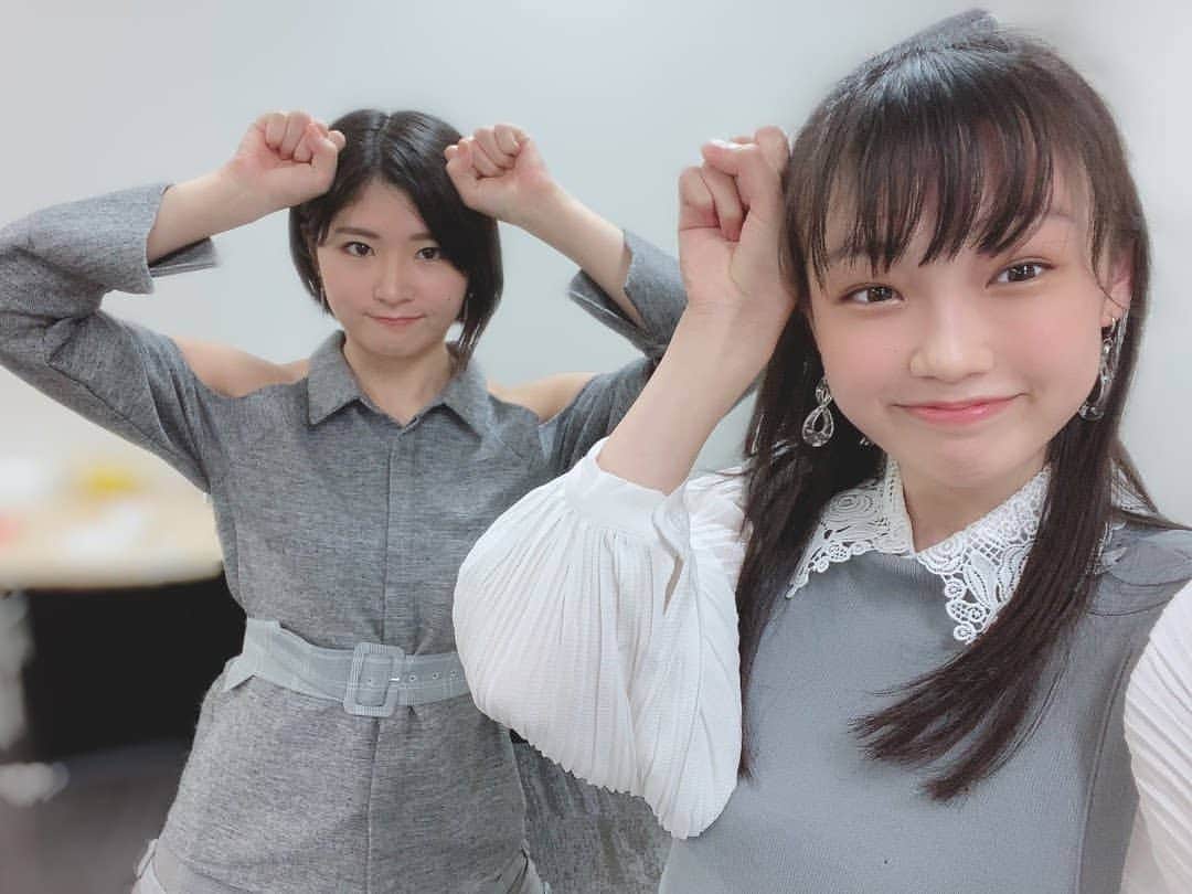 モーニング娘。'20のインスタグラム：「- . かえでぃー のパンダさんポーズ❤💚 . .」