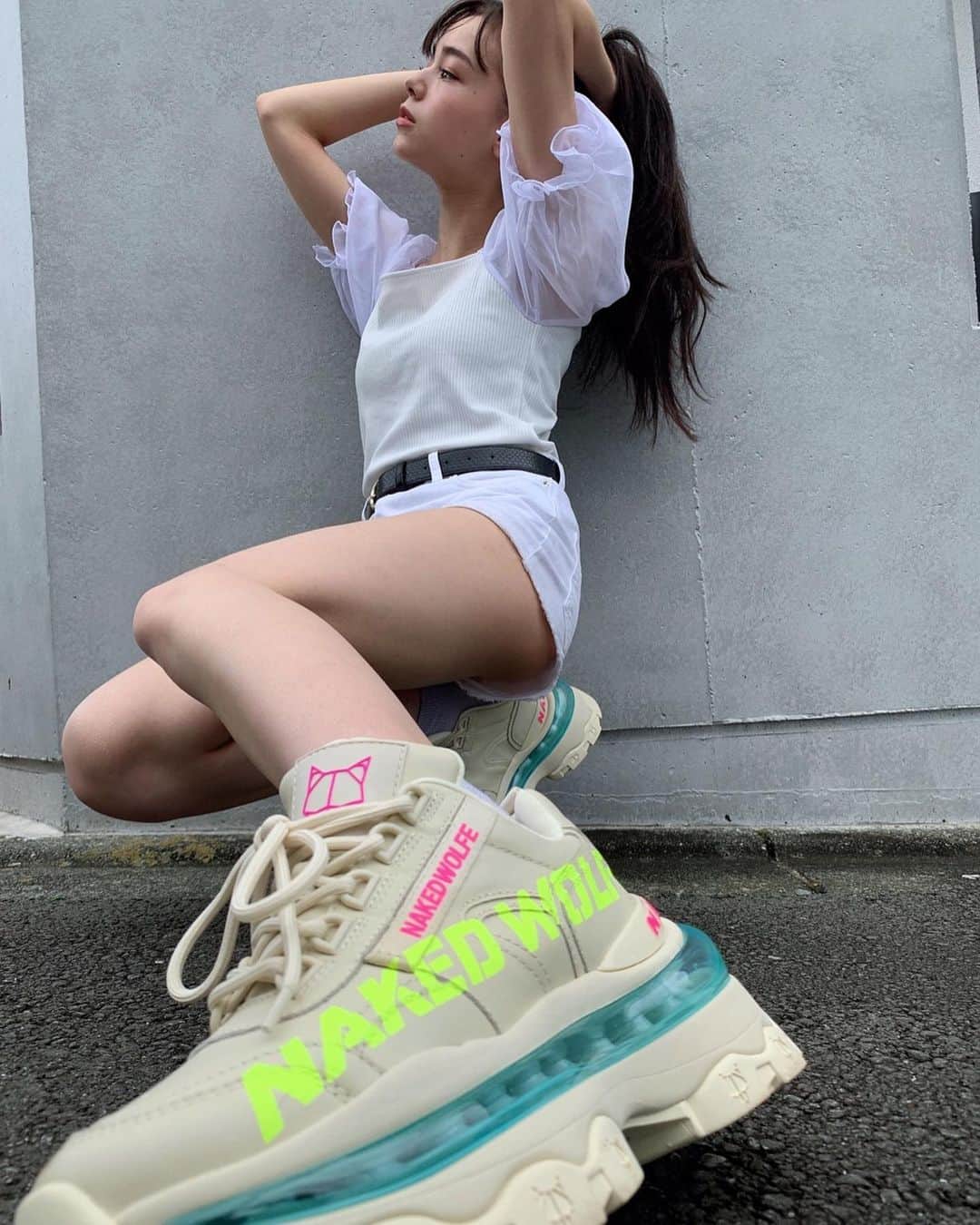 世良マリカさんのインスタグラム写真 - (世良マリカInstagram)「かわいいお靴が届きました👟🥺💚 これでたくさんお出かけできるといいな〜🥰」7月26日 21時34分 - seramali_jsmn