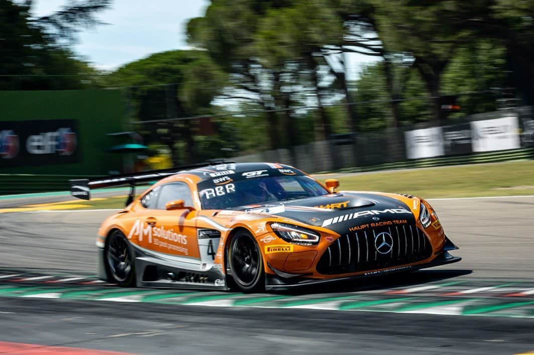 Mercedes AMGさんのインスタグラム写真 - (Mercedes AMGInstagram)「The #88 Mercedes-AMG GT3 by @akkaaspteam with the drivers @team_rmarciello, Timur Boguslavskiy and @felipefraga88 clinches third place in the season opener of this year’s @gtworldchallengeeurope. Impressions of an eventful race at the @autodromoimola. 📸  #MercedesAMG #MercedesAMGMotorsport #AMGGT3 #GTWorldChEu」7月27日 1時35分 - mercedesamg