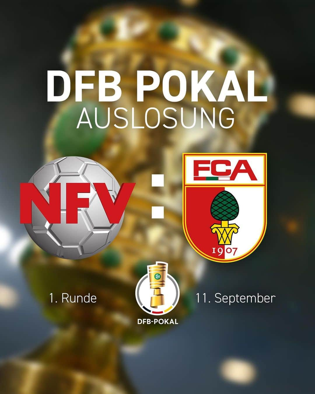 FCアウクスブルクさんのインスタグラム写真 - (FCアウクスブルクInstagram)「Der #FCA trifft in der 1. Runde des @dfb_pokal auf ein Team des Niedersächsischen Fußball-Verbandes: SC Spelle Venhaus, MTV Gifhorn, MTV Eintracht Celle oder FC Hagen/Uthlede heißt unser Gegner. Was meint ihr zu dem Los? 🧐 #DFBPokal #FCA1907 #fcaugsburg」7月27日 1時55分 - fcaugsburg1907